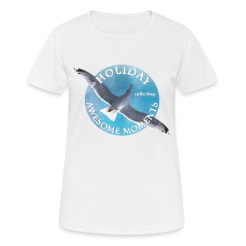 Holidays Travel Leisure - Women's Breathable T-Shirt - white - Front - AI Model Female 172 dark (172cm)