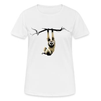 Gibbon - Women's Breathable T-Shirt - white - Front - AI Model Female 172 dark (172cm)