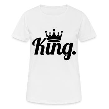 Roi - T-shirt respirant Femme - blanc - Devant - AI Model Female 172 dark (172cm)