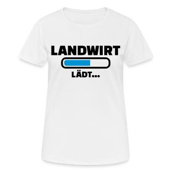 Landwirt - Frauen T-Shirt atmungsaktiv - Weiß - Vorne - AI Model Female 172 dark (172cm)
