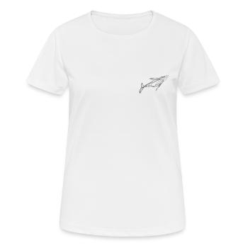 Whale whale - Women's Breathable T-Shirt - white - Front - AI Model Female 172 dark (172cm)
