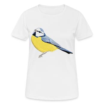 Blue - Women's Breathable T-Shirt - white - Front - AI Model Female 172 dark (172cm)