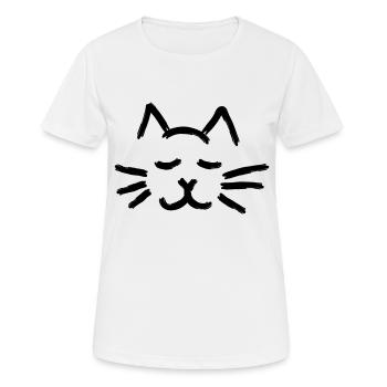 Chat Zen - Women's Breathable T-Shirt - white - Front - AI Model Female 172 dark (172cm)