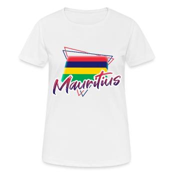 Maurice - T-shirt respirant Femme - blanc - Devant - AI Model Female 172 dark (172cm)