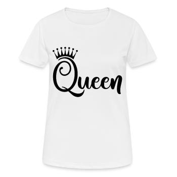 Reine - T-shirt respirant Femme - blanc - Devant - AI Model Female 172 dark (172cm)