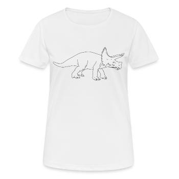 Dino - Women's Breathable T-Shirt - white - Front - AI Model Female 172 dark (172cm)