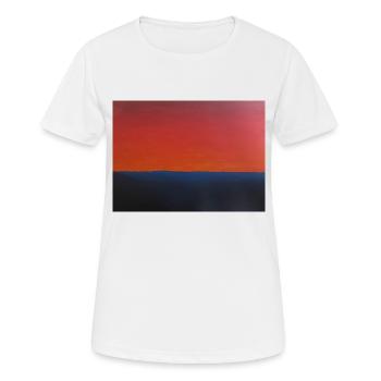 Coucher de soleil - T-shirt respirant Femme - blanc - Devant - AI Model Female 172 dark (172cm)