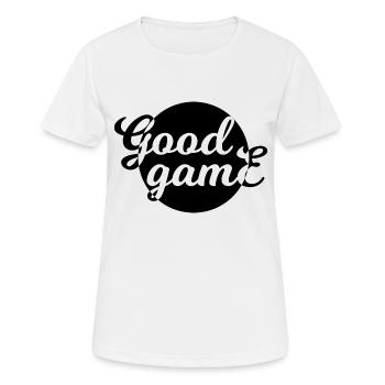 Game Gaming PC - Frauen T-Shirt atmungsaktiv - Weiß - Vorne - AI Model Female 172 dark (172cm)