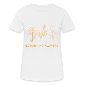 Flower Flower Plant - Women's Breathable T-Shirt - white - Front - AI Model Female 172 dark (172cm)