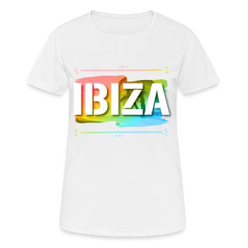 Ibiza - T-shirt respirant Femme - blanc - Devant - AI Model Female 172 dark (172cm)