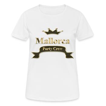 Majorque - T-shirt respirant Femme - blanc - Devant - AI Model Female 172 dark (172cm)