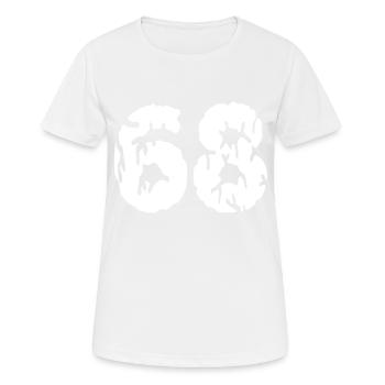 Maillot 68 Numéro - T-shirt respirant Femme - blanc - Devant - AI Model Female 172 dark (172cm)