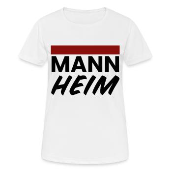 Mannheim Monnem - Women's Breathable T-Shirt - white - Front - AI Model Female 172 dark (172cm)