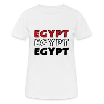 Egypt Ägypten Africa Afrika Cairo Kairo - Frauen T-Shirt atmungsaktiv - Weiß - Vorne - AI Model Female 172 dark (172cm)
