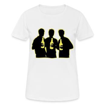 Team Beer Team - Women's Breathable T-Shirt - white - Front - AI Model Female 172 dark (172cm)