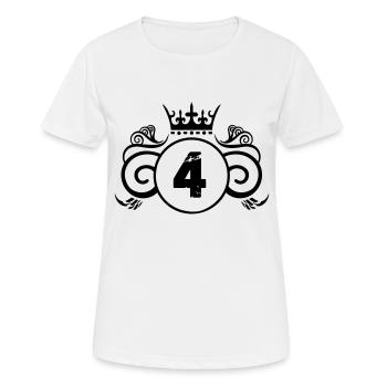 wappen 4 - Frauen T-Shirt atmungsaktiv - Weiß - Vorne - AI Model Female 172 dark (172cm)