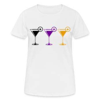 Cocktails - Women's Breathable T-Shirt - white - Front - AI Model Female 172 dark (172cm)