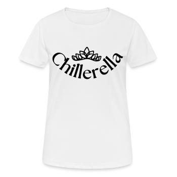 Chillerella 1 - Frauen T-Shirt atmungsaktiv - Weiß - Vorne - AI Model Female 172 dark (172cm)