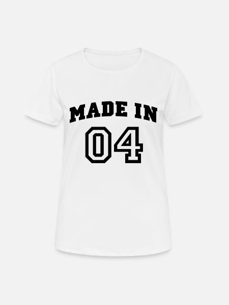 mp_madein04a - T-shirt respirant Femme - blanc