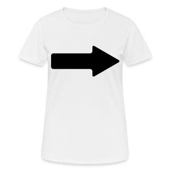 arrow - Women's Breathable T-Shirt - white - Front - AI Model Female 172 dark (172cm)