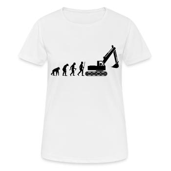Bagger Evolution - T-shirt respirant Femme - blanc - Devant - AI Model Female 172 dark (172cm)