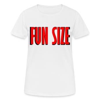 taille amusante - T-shirt respirant Femme - blanc - Devant - AI Model Female 172 dark (172cm)