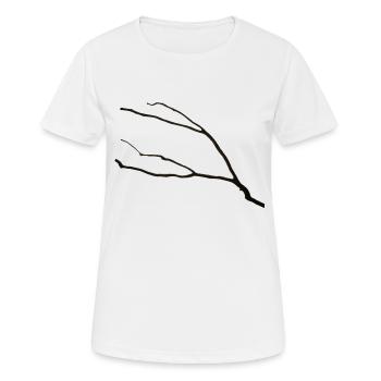 Der Ast - Frauen T-Shirt atmungsaktiv - Weiß - Vorne - AI Model Female 172 dark (172cm)