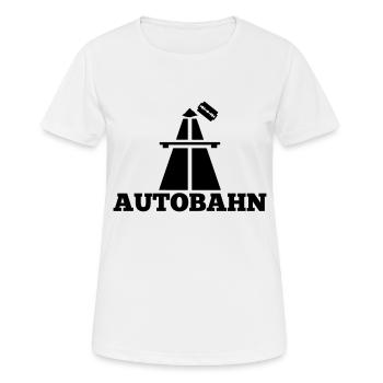 Koks Autobahn - Frauen T-Shirt atmungsaktiv - Weiß - Vorne - AI Model Female 172 dark (172cm)