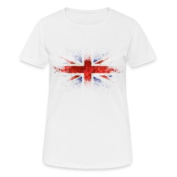 Great Britain - Women's Breathable T-Shirt - white - Front - AI Model Female 172 dark (172cm)