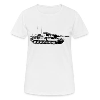 Panzer Tank - Women's Breathable T-Shirt - white - Front - AI Model Female 172 dark (172cm)