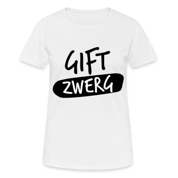 gift zwerg - Frauen T-Shirt atmungsaktiv - Weiß - Vorne - AI Model Female 172 dark (172cm)