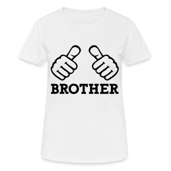 Brother - Women's Breathable T-Shirt - white - Front - AI Model Female 172 dark (172cm)
