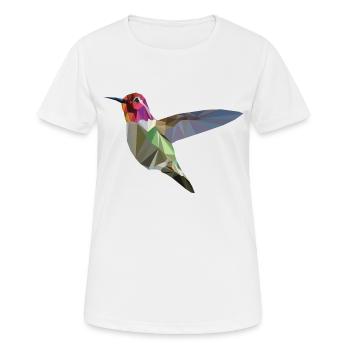 colibri - T-shirt respirant Femme - blanc - Devant - AI Model Female 172 dark (172cm)