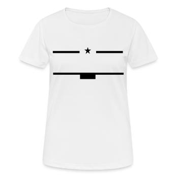 stars symbol - Frauen T-Shirt atmungsaktiv - Weiß - Vorne - AI Model Female 172 dark (172cm)