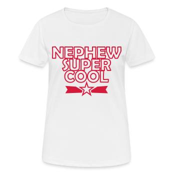 Niece Nephew Nichte Neffe Nièce Neveu Baby - Women's Breathable T-Shirt - white - Front - AI Model Female 172 dark (172cm)