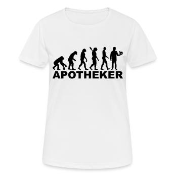 Apotheker - Frauen T-Shirt atmungsaktiv - Weiß - Vorne - AI Model Female 172 dark (172cm)