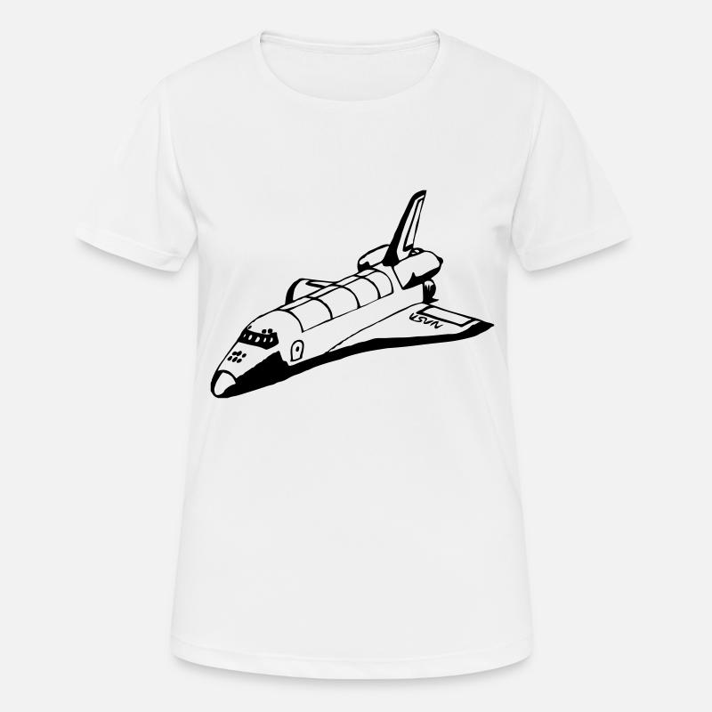 Space shuttle - Women's Breathable T-Shirt - white