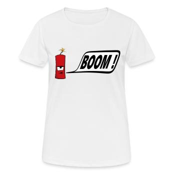 Böller - T-shirt respirant Femme - blanc - Devant - AI Model Female 172 dark (172cm)