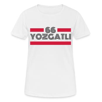 Yozgat 66 Türkei Turkiye Geschenk Urlaub TR Türk - Frauen T-Shirt atmungsaktiv - Weiß - Vorne - AI Model Female 172 dark (172cm)
