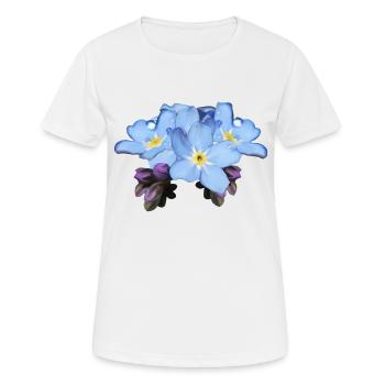 Forget-me-not - Women's Breathable T-Shirt - white - Front - AI Model Female 172 dark (172cm)