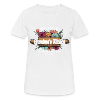 Boulangerie Baker Boulangerie Boulangerie Gâteau de confiserie - T-shirt respirant Femme - blanc - Devant - AI Model Female 172 dark (172cm)