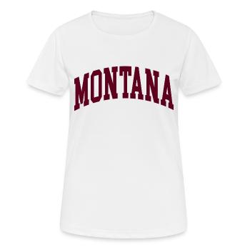 Montana - T-shirt respirant Femme - blanc - Devant - AI Model Female 172 dark (172cm)