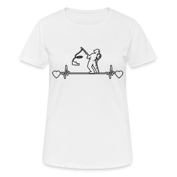 Pêche Hameçons Pêche Pêche Pêche Pêche - T-shirt respirant Femme - blanc - Devant - AI Model Female 172 dark (172cm)