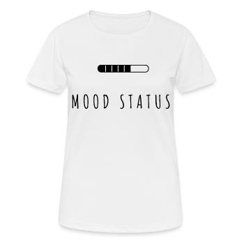 Stimmung Mood Status Barometer Hormone - Frauen T-Shirt atmungsaktiv - Weiß - Vorne - AI Model Female 172 dark (172cm)