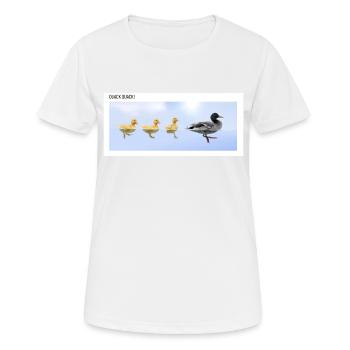 Duck Quack Quack - Women's Breathable T-Shirt - white - Front - AI Model Female 172 dark (172cm)