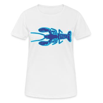 Hummer - Frauen T-Shirt atmungsaktiv - Weiß - Vorne - AI Model Female 172 dark (172cm)