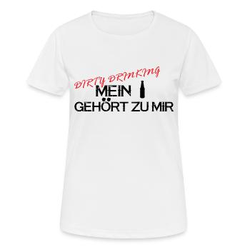 Dancing Dance Music - Frauen T-Shirt atmungsaktiv - Weiß - Vorne - AI Model Female 172 dark (172cm)