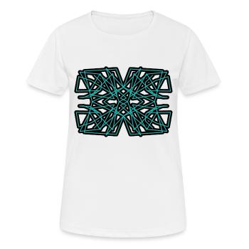 Pattern - Women's Breathable T-Shirt - white - Front - AI Model Female 172 dark (172cm)