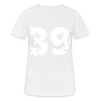 39 Number Jersey - Women's Breathable T-Shirt - white - Front - AI Model Female 172 dark (172cm)