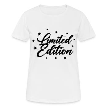 Limited Edition - Women's Breathable T-Shirt - white - Front - AI Model Female 172 dark (172cm)